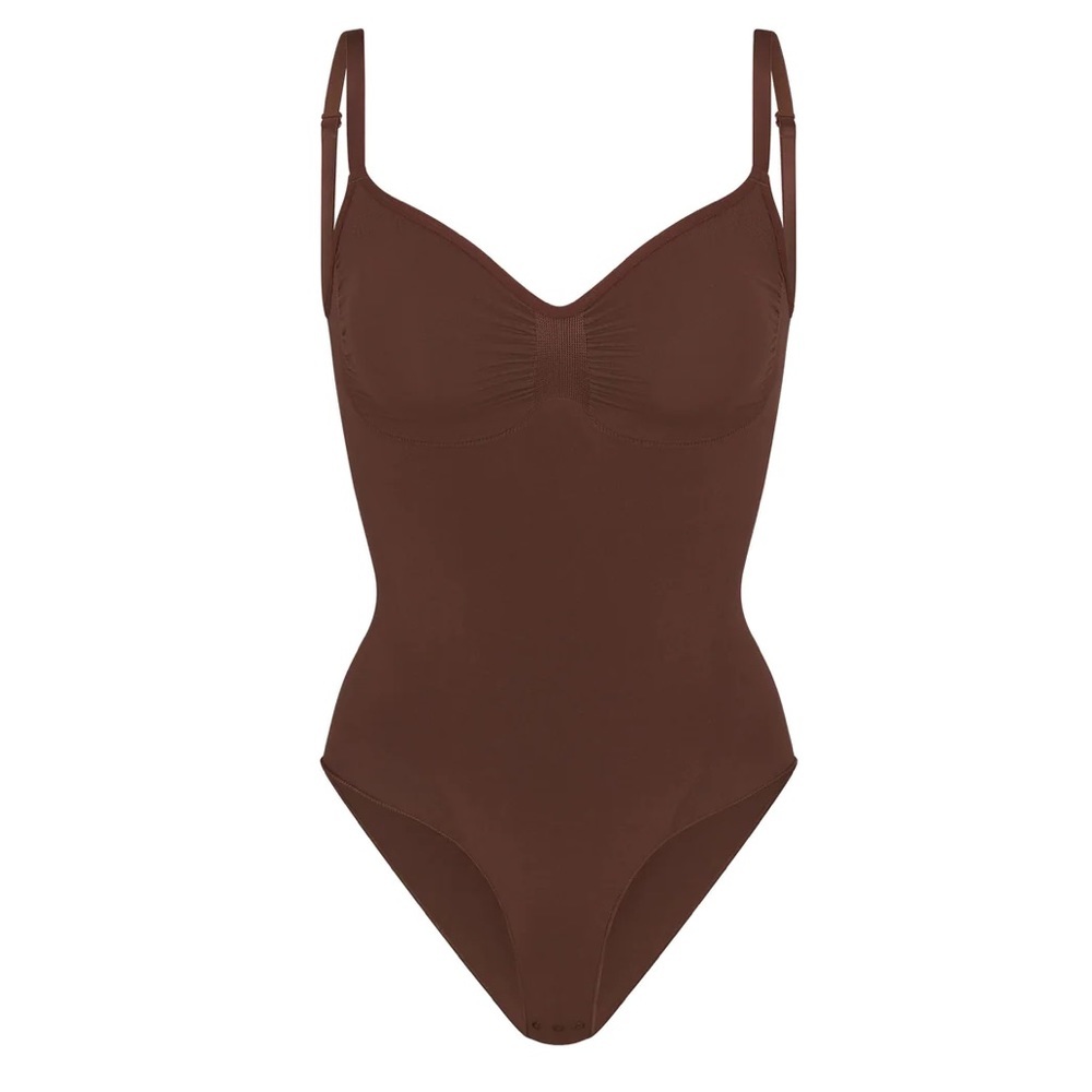 SKIMS Brown Shapewear Bodysuit